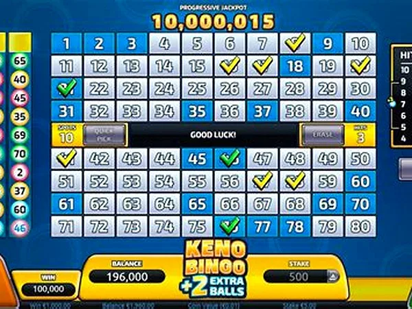 Lucky Keno slot at Spree Casino